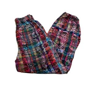 Vintage Patchwork Boho Cotton Pants